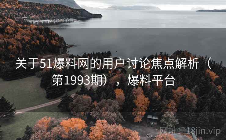 关于51爆料网的用户讨论焦点解析（第1993期），爆料平台
