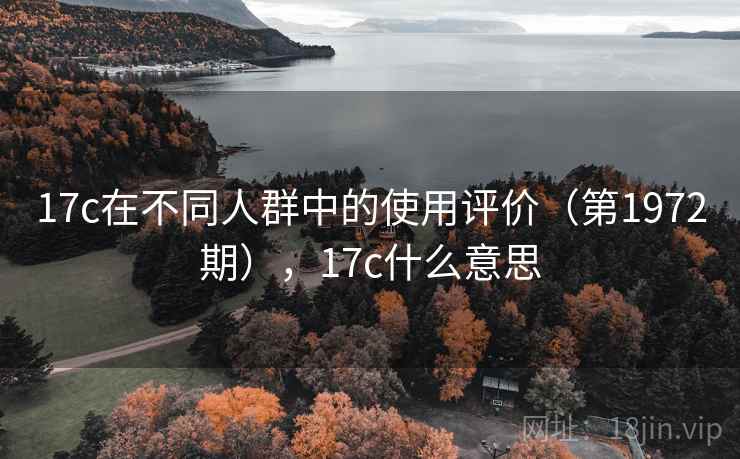 17c在不同人群中的使用评价（第1972期），17c什么意思
