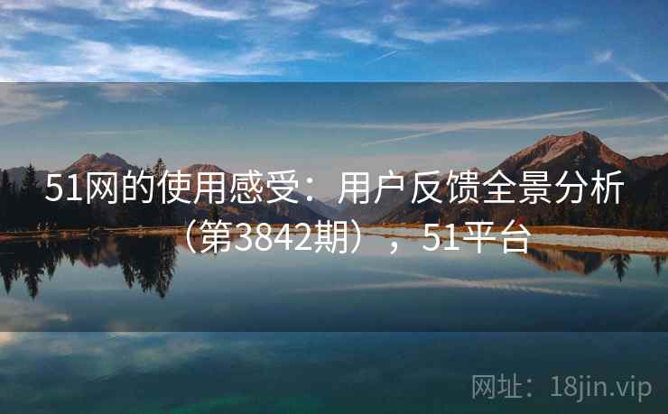 51网的使用感受:用户反馈全景分析(第3842期),51平台 51网的使用感受:用户反馈全景分析(第3842期),51平台