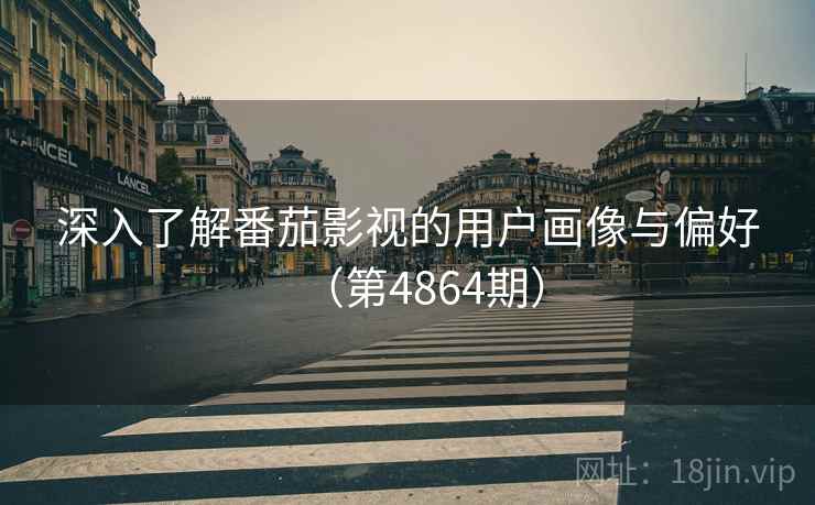 深入了解番茄影视的用户画像与偏好（第4864期）