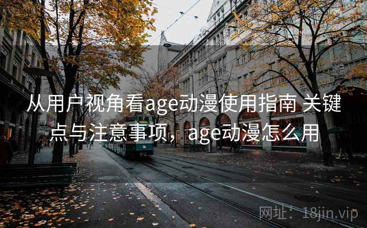 从用户视角看age动漫使用指南 关键点与注意事项，age动漫怎么用