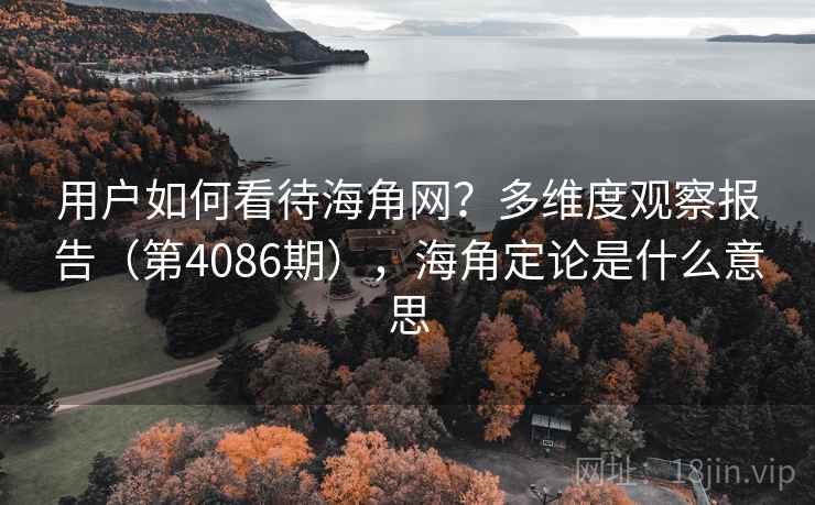 用户如何看待海角网？多维度观察报告（第4086期），海角定论是什么意思