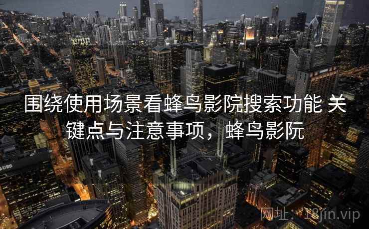 围绕使用场景看蜂鸟影院搜索功能 关键点与注意事项，蜂鸟影阮